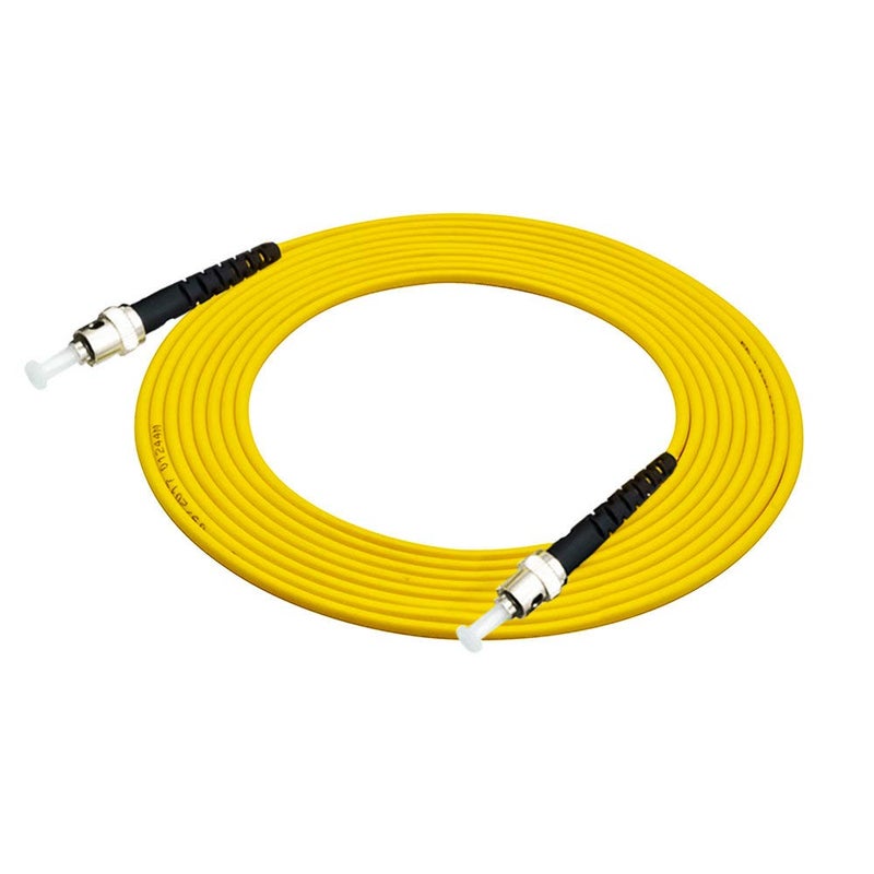Jeirdus 3Meters 10ft ST to ST Fiber Optic Cable Jumper Optical Patch Cord Simplex Single-Mode 9/125 ST-ST - Image 3